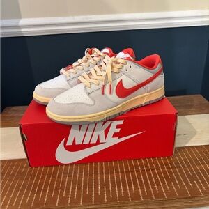 Nike Dunk Low ‘Athletic Department Picante Red’, FJ5429-133, Men’s Size 9